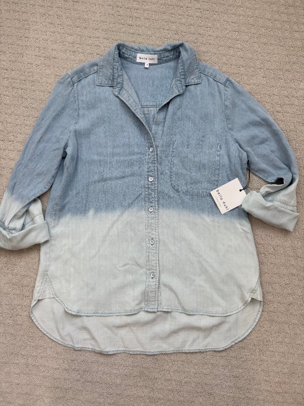 Bella Dahl chambray tunic NWT